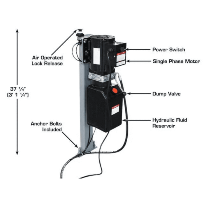 BendPak LR-60 Low-Rise Lift – 6,000 lb. Capacity - Image 4